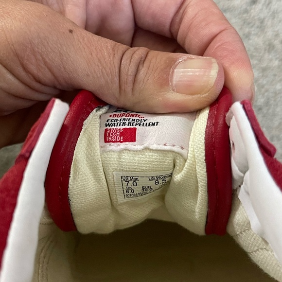 Vans Burgundy Suede Shoes - Picture 4 of 4